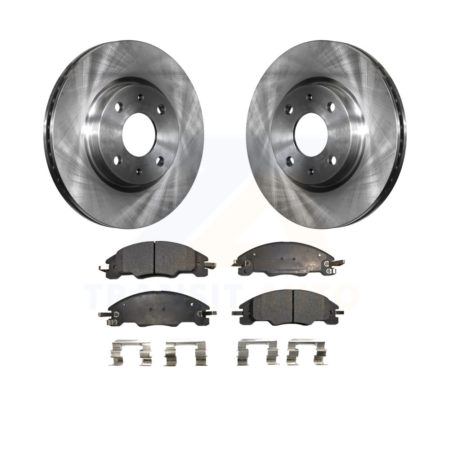 Front Disc Brake Rotors And Ceramic Pads Kit For 2008-2011 Ford Focus K8T-100155