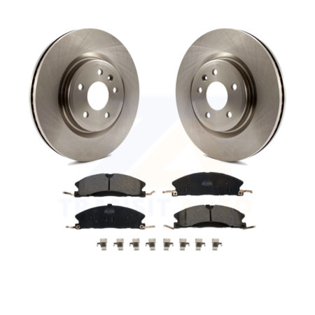Front Brake Rotor And Ceramic Pad Kit For 2013 Ford Explorer Sport With Heavy Duty Brakes K8T-100164