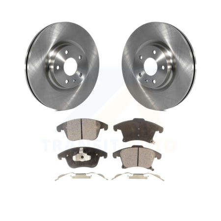 Front Disc Brake Rotors And Ceramic Pads Kit For Ford Fusion Lincoln MKZ K8T-100172
