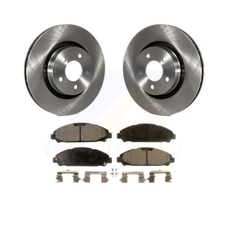 Front Disc Brake Rotors And Ceramic Pads Kit For Ford Mustang K8T-100175
