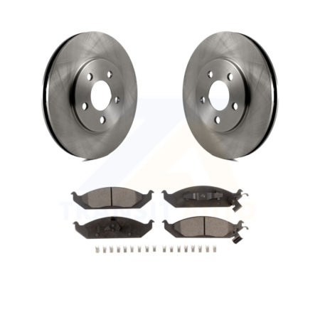 Front Disc Brake Rotor Ceramic Pad Kit For Chrysler Sebring Dodge Stratus Cirrus Plymouth K8T-100190
