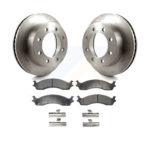 Front Disc Brake Rotors And Ceramic Pads Kit For Dodge Ram 2500 3500 Van K8T-100201