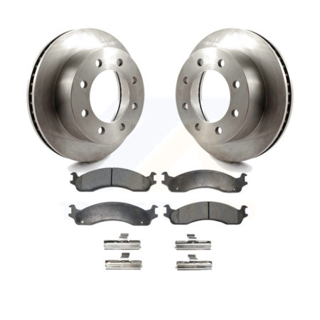 Front Disc Brake Rotors And Ceramic Pads Kit For Dodge Ram 2500 3500 Van K8T-100201