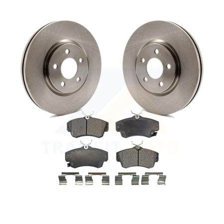 Front Disc Brake Rotors And Ceramic Pads Kit For Chrysler PT Cruiser Dodge Neon K8T-100215