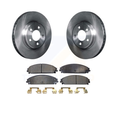 Front Disc Brake Rotors And Ceramic Pads Kit For Dodge Charger Chrysler 300 Challenger K8T-100220