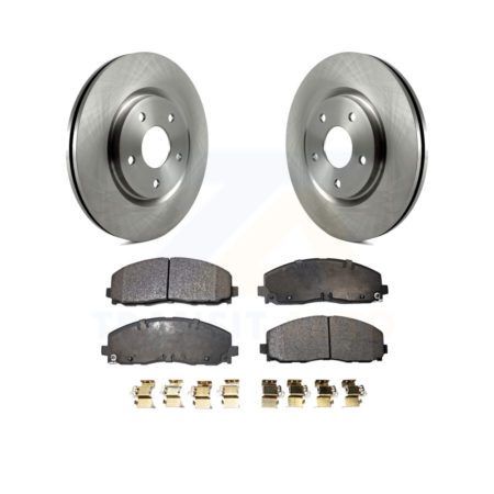 Front Brake Rotor Ceramic Pad Kit For Dodge Grand Caravan Chrysler Journey Town & Country K8T-100243