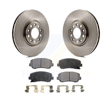 Front Disc Brake Rotors And Ceramic Pads Kit For Dodge Dart Chrysler 200 K8T-100244