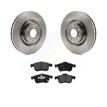 Front Disc Brake Rotors And Ceramic Pads Kit For 2014-2020 Fiat 500L K8T-100248