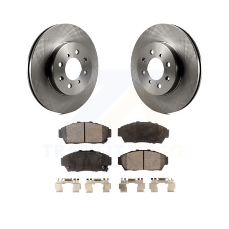 Front Disc Brake Rotors And Ceramic Pads Kit For Acura Integra Honda Civic K8T-100262