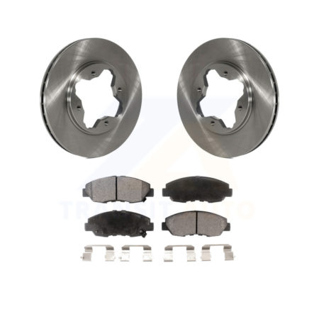 Front Disc Brake Rotors And Ceramic Pads Kit For Honda Accord Acura CL K8T-100266