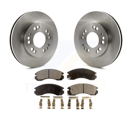 Front Disc Brake Rotors And Ceramic Pads Kit For Eagle Talon Plymouth Laser AWD K8T-100273