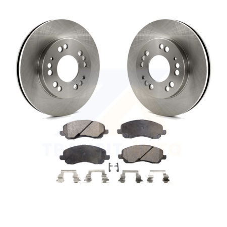 Front Brake Rotor Ceramic Pad Kit For 2001-2001 Mitsubishi Eclipse Galant From 06/01 2.4L K8T-100274