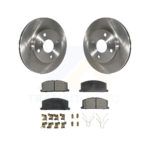 Front Disc Brake Rotors And Ceramic Pads Kit For Toyota Tercel Paseo K8T-100275