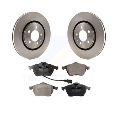 Front Disc Brake Rotors And Ceramic Pads Kit For 1996 Volkswagen Passat 2.8L K8T-100282