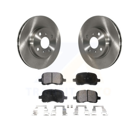 Front Disc Brake Rotors And Ceramic Pads Kit For 1998-2002 Toyota Corolla Chevrolet Prizm K8T-100284