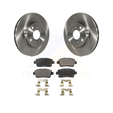 Front Disc Brake Rotors And Ceramic Pads Kit For 2001-2003 Toyota Prius K8T-100285