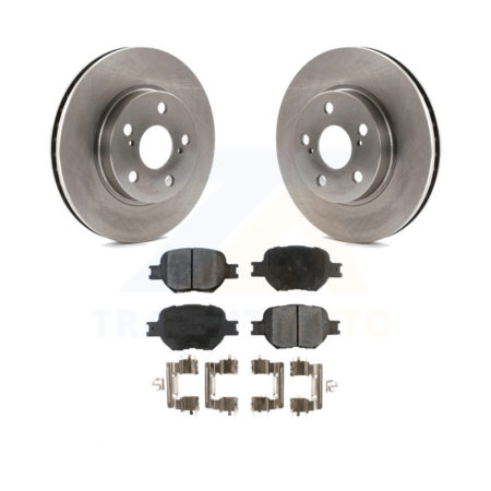 Front Disc Brake Rotors And Ceramic Pads Kit For 2001 Toyota Celica GT K8T-100295