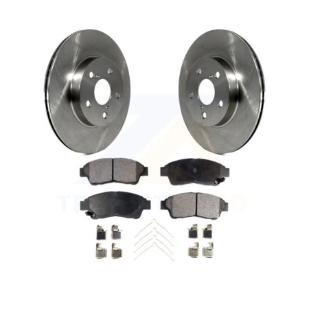 Front Disc Brake Rotors And Ceramic Pads Kit For 1996-2000 Toyota RAV4 K8T-100300
