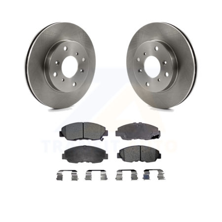 Front Disc Brake Rotors And Ceramic Pads Kit For 1998-2002 Honda Accord Sedan with 2.3L K8T-100309