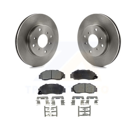 Front Disc Brake Rotors And Ceramic Pads Kit For 1993-1994 Honda Prelude VTEC K8T-100310