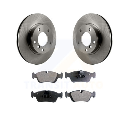 Front Brake Rotors & Ceramic Pad Kit For BMW Z3 Z4 323i 323Ci 328i 318i 323is 328is 318is K8T-100321