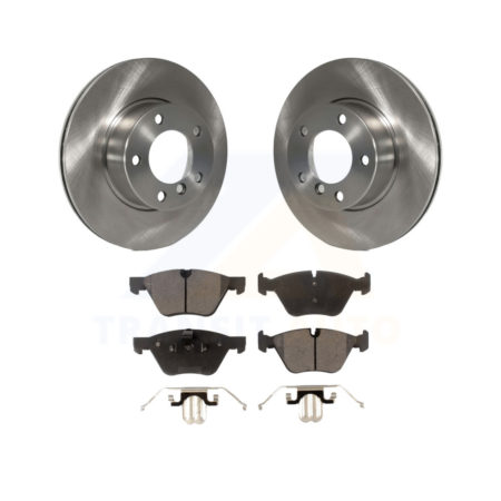 Front Disc Brake Rotors And Ceramic Pads Kit For BMW 528i 525i K8T-100329