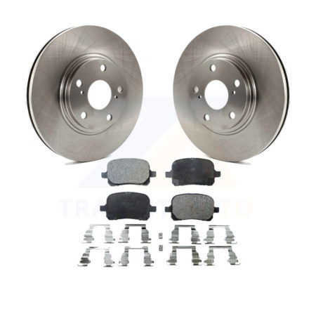 Front Disc Brake Rotors And Ceramic Pads Kit For 1999-2001 Lexus RX300 K8T-100336