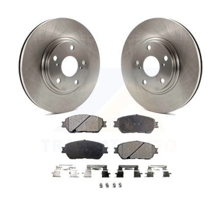 Front Disc Brake Rotors And Ceramic Pads Kit For 2004-2006 Lexus ES330 K8T-100337