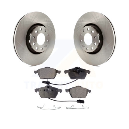 Front Disc Brake Rotors And Ceramic Pads Kit For Audi A4 Quattro A6 S4 S6 K8T-100358