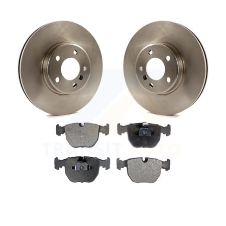 Front Disc Brake Rotors And Ceramic Pads Kit For BMW X5 K8T-100363