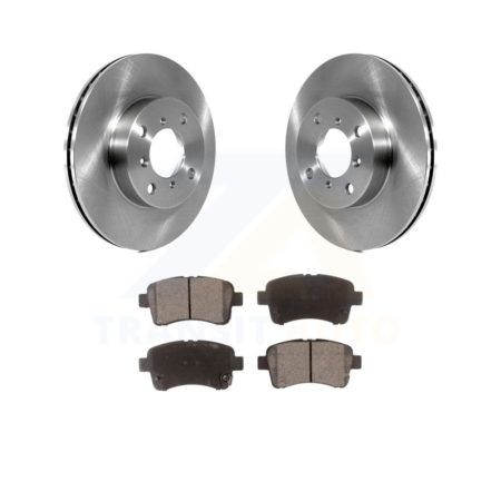 Front Disc Brake Rotors And Ceramic Pads Kit For 2002-2005 Suzuki Aerio K8T-100370