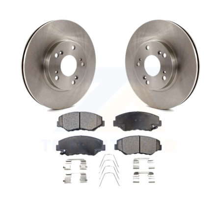 Front Disc Brake Rotors And Ceramic Pads Kit For 2002-2004 Honda CR-V K8T-100381