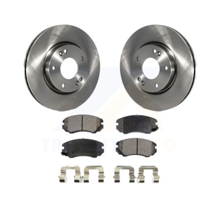 Front Disc Brake Rotor Ceramic Pad Kit For Hyundai Kia Sonata Soul Sportage Tucson Optima K8T-100392