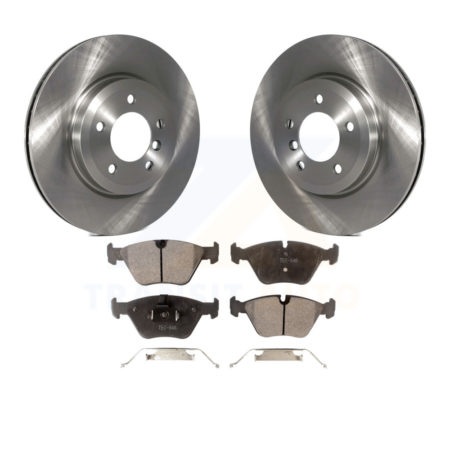 Front Disc Brake Rotors And Ceramic Pads Kit For BMW 330Ci 330i Z4 330xi K8T-100397