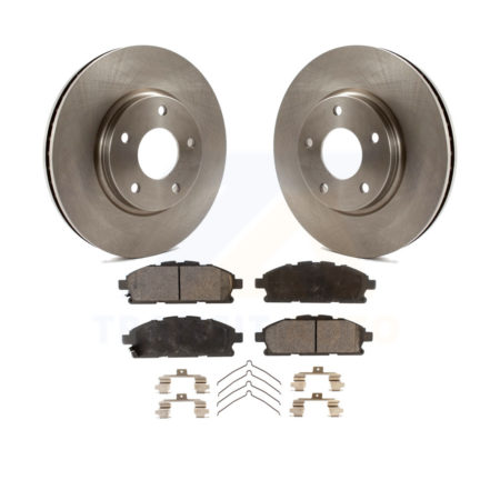 Front Disc Brake Rotors And Ceramic Pads Kit For 2011-2017 Nissan Quest K8T-100402