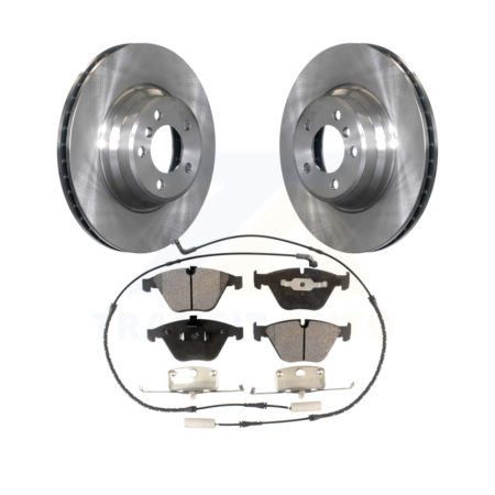 Front Disc Brake Rotors And Ceramic Pads Kit For BMW 750Li 745Li 750i 745i 760Li 760i K8T-100406