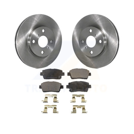 Front Disc Brake Rotors And Ceramic Pads Kit For 2004-2006 Scion xB xA K8T-100422