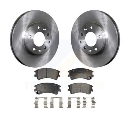 Front Disc Brake Rotors And Ceramic Pads Kit For 2003-2005 Mazda 6 K8T-100436