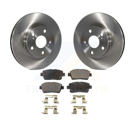 Front Disc Brake Rotors And Ceramic Pads Kit For 2004-2009 Toyota Prius K8T-100443