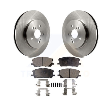 Front Disc Brake Rotor And Ceramic Pad Kit For Lexus Toyota Highlander RX350 RX330 RX400h K8T-100455