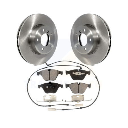 Front Brake Rotors & Ceramic Pad Kit For BMW 530i 528i 525i 530xi 535xi xDrive 535i 528xi K8T-100473