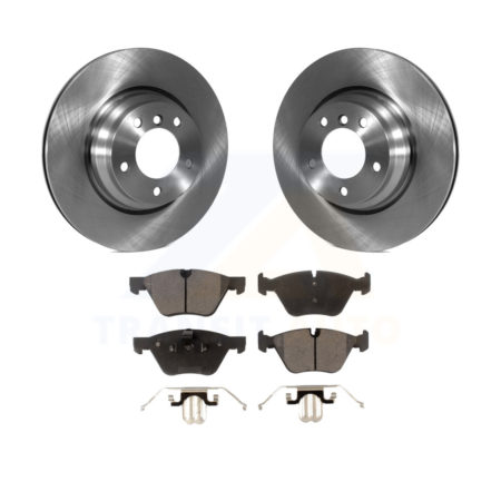 Front Disc Brake Rotors And Ceramic Pads Kit For BMW 330i 330xi X1 K8T-100510