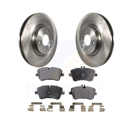 Front Disc Brake Rotor & Ceramic Pad Kit For Mercedes-Benz SLK280 C320 With Sport Package K8T-100521