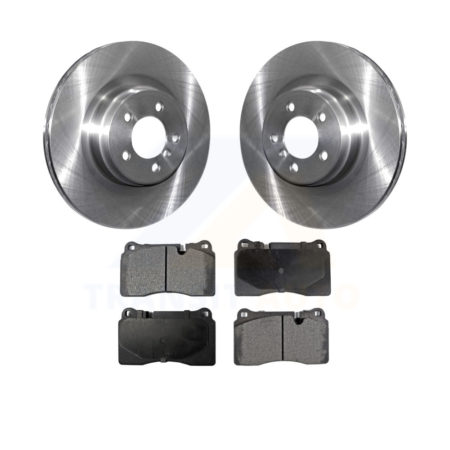 Front Disc Brake Rotors And Ceramic Pads Kit For 2006-2009 Land Rover Range Supercharged K8T-100526