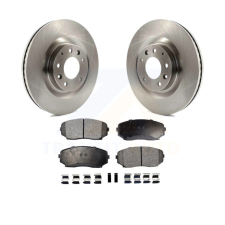 Front Disc Brake Rotors And Ceramic Pads Kit For 2007-2015 Mazda CX-9 K8T-100545