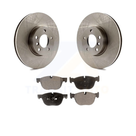 Front Disc Brake Rotors And Ceramic Pads Kit For BMW X5 X6 K8T-100547