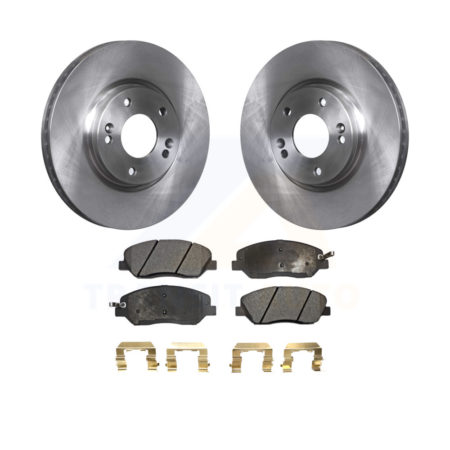 Front Disc Brake Rotors And Ceramic Pads Kit For 2007-2009 Hyundai Santa Fe K8T-100549