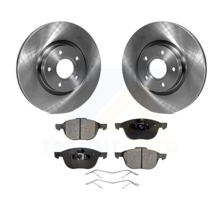 Front Disc Brake Rotors And Ceramic Pads Kit For Ford Escape Volvo C-Max S40 C70 C30 V50 K8T-100552