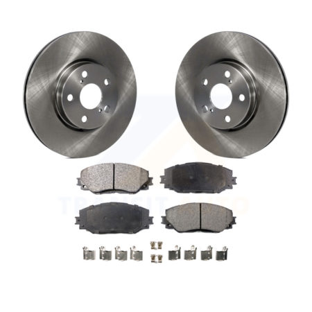 Front Disc Brake Rotors & Ceramic Pad Kit For Toyota Corolla Scion xD Matrix Pontiac Vibe K8T-100557