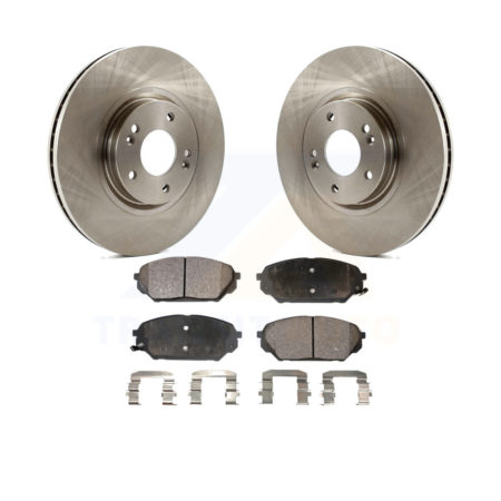 Front Disc Brake Rotors And Ceramic Pads Kit For 2007-2012 Hyundai Veracruz K8T-100559